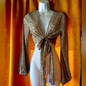 Blouse crop top